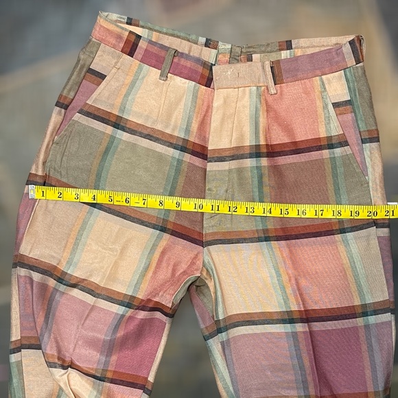 VINTAGE PLAID PANTS ~ True Vintage Plaid Slacks ~ Size 8 - Picture 7 of 10